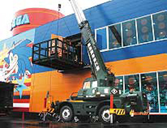 高所搬入用ゴンドラ